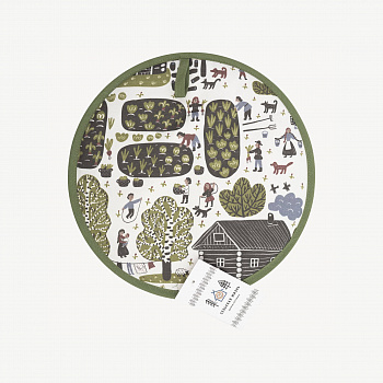 Прихватка круглая. Серия Сельская жизнь. Белая деревня, Соня Уткина #