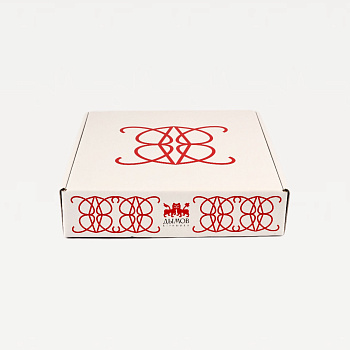 Фирменная подарочная коробка &amp;quot;Дымов Керамика&amp;quot; самосборная #