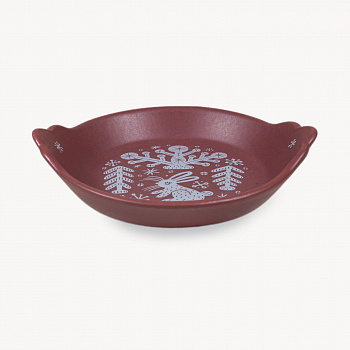 Тарелка лодочка «Заяц» #