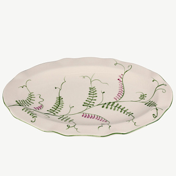 Блюдо овальное &amp;quot;Нерль&amp;quot; Горошек #