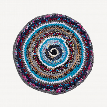 Коврик малый вязаный #