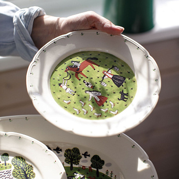 Блюдо овальное &amp;quot;Урожай&amp;quot; #