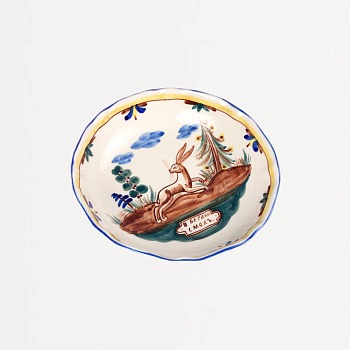 Салатник малый &amp;quot;Охота&amp;quot; Заяц #