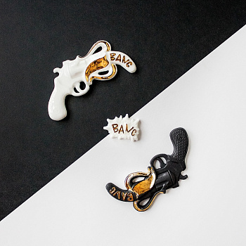 Брошь Пистолет #