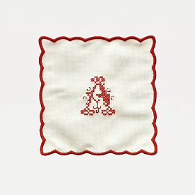 Салфетка под стакан "Костер" (коллекция Алфавит)