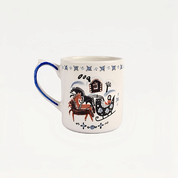 Кружка Суздаль &amp;quot;Коня накорми&amp;quot; #