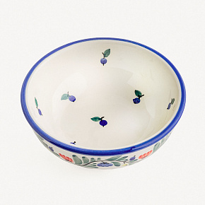 Тарелка глубокая без полей &quot;Черника&quot;