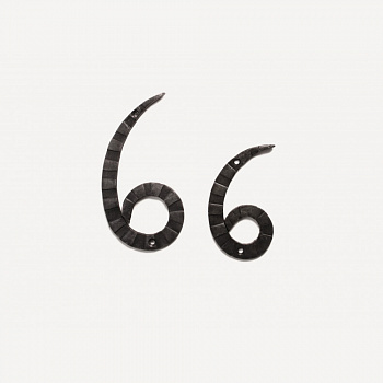 Кованая цифра "6" #