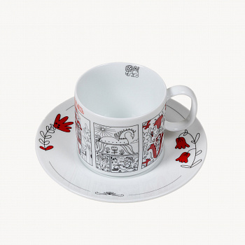 Чайная пара &amp;quot;Суздаль&amp;quot; Лев #