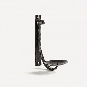 Настенный подсвечник на толстую свечу #