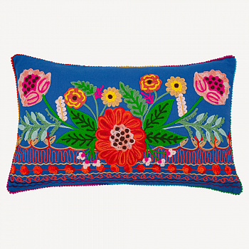 Подушка декоративная с вышивкой #