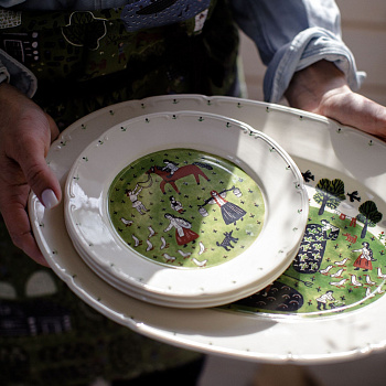 Блюдо овальное &amp;quot;Урожай&amp;quot; #