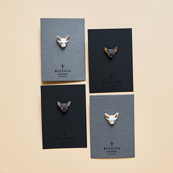 Брошь Кошка #