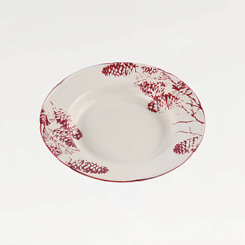 Тарелка суповая &amp;quot;Снегирь&amp;quot; #