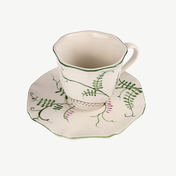 Чайная пара &amp;quot;Нерль&amp;quot; Горошек #