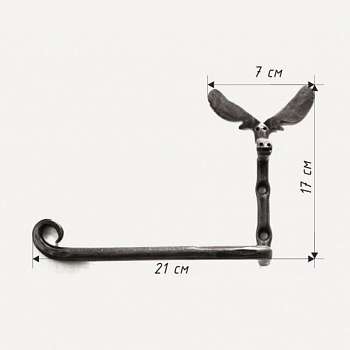 Держатель для туалетной бумаги "Лось" #