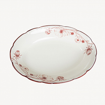 Салатник овальный &amp;quot;Космея&amp;quot; утро 08.00 #