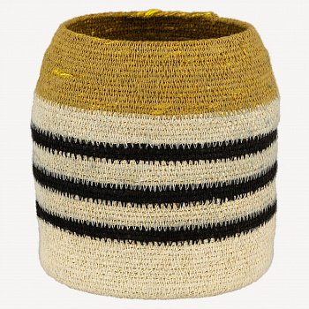 Корзина плетёная декоративная (джут) #