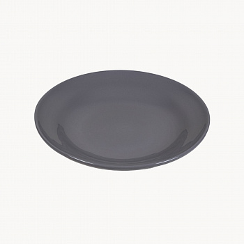 Тарелка глубокая с полями &amp;quot;Мокрый асфальт&amp;quot; #