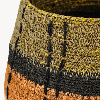 Корзина плетёная декоративная (джут) #