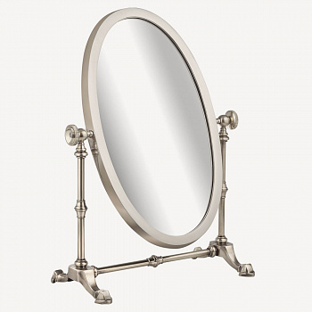 Зеркало настольное косметическое овальное #