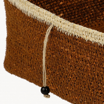 Корзина плетёная декоративная (джут) #