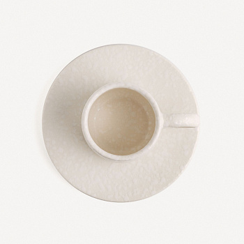 Кофейная пара коническая &amp;quot;Снег&amp;quot; #