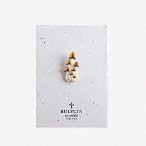 Брошь Грибы большая