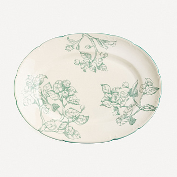 Блюдо овальное &amp;quot;Яблони&amp;quot; #