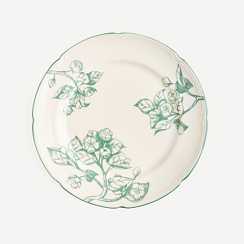 Тарелка плоская с полями &amp;quot;Яблони&amp;quot; #