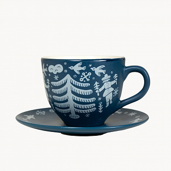 Чайная пара изящная «Лес» #