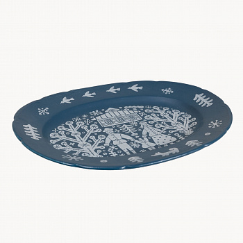 Блюдо овальное «Семья» #