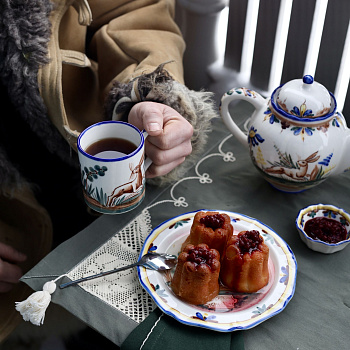 Кружка Суздаль &amp;quot;Охота&amp;quot; Лев и Собака #