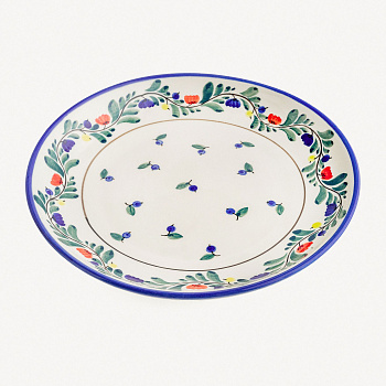 Тарелка без полей &amp;quot;Черника&amp;quot; #