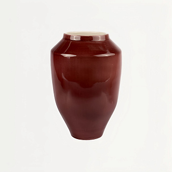 Ваза &amp;quot;Спасская&amp;quot; бургунди #