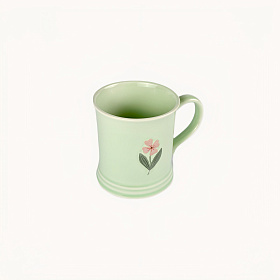Кружка "Цветок зеленый"