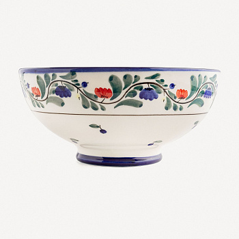 Салатник на ножке &amp;quot;Черника&amp;quot; #