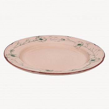 Тарелка плоская с полями &amp;quot;Космея&amp;quot; день 12.00 #