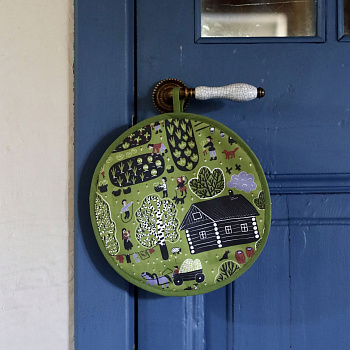 Прихватка круглая. Серия Сельская жизнь. Зеленая деревня, Соня Уткина #