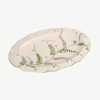 Блюдо овальное &amp;quot;Нерль&amp;quot; Горошек #