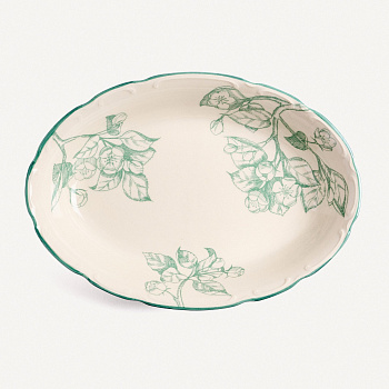 Салатник овальный &amp;quot;Яблони&amp;quot; #