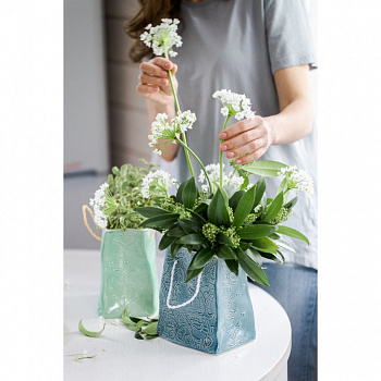 Ваза-пакет &amp;quot;Дивы&amp;quot; светло-синяя #