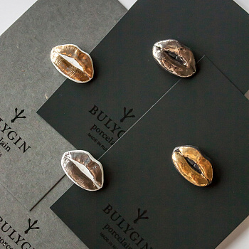 Брошь Губы #