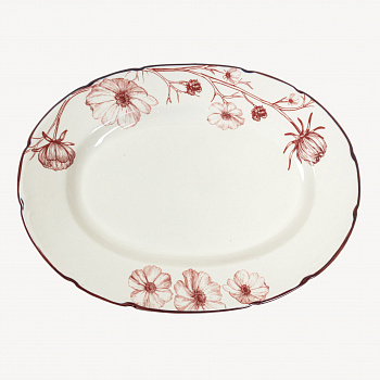 Блюдо овальное &amp;quot;Космея&amp;quot; утро 08.00 #