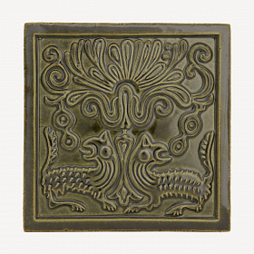 Изразец старорусский сюжетный № 7