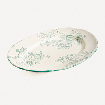 Блюдо овальное &amp;quot;Яблони&amp;quot; #