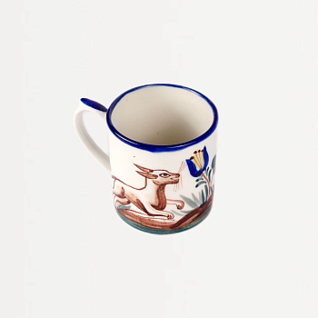 Кружка Суздаль &amp;quot;Охота&amp;quot; Лев и Собака #