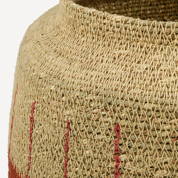 Корзина плетёная декоративная (джут) #