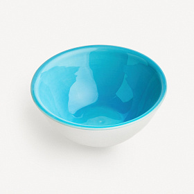 Тарелка глубокая (Сибирь) "Лазурь белая"