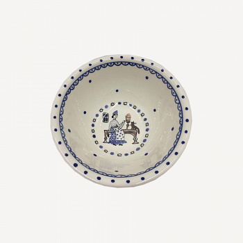 Тарелка глубокая Сибирь &amp;quot;Прялка&amp;quot; #